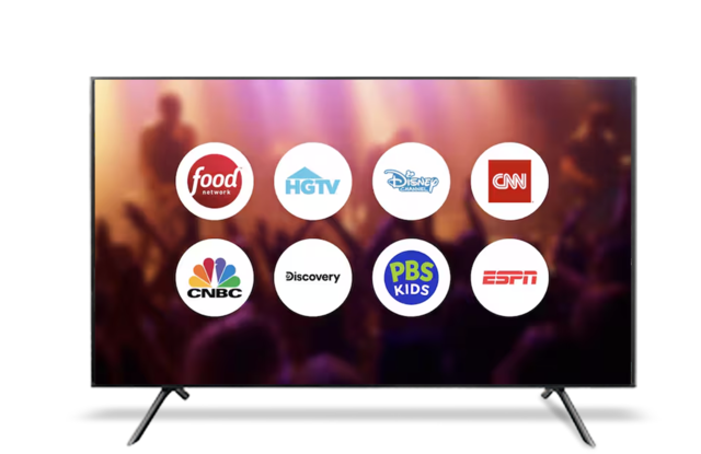 DIRECTV FOR BUSINESS. Food network, HGTV, Disney network, CNN, CNBC, Discovery, PBS Kids, ESPN