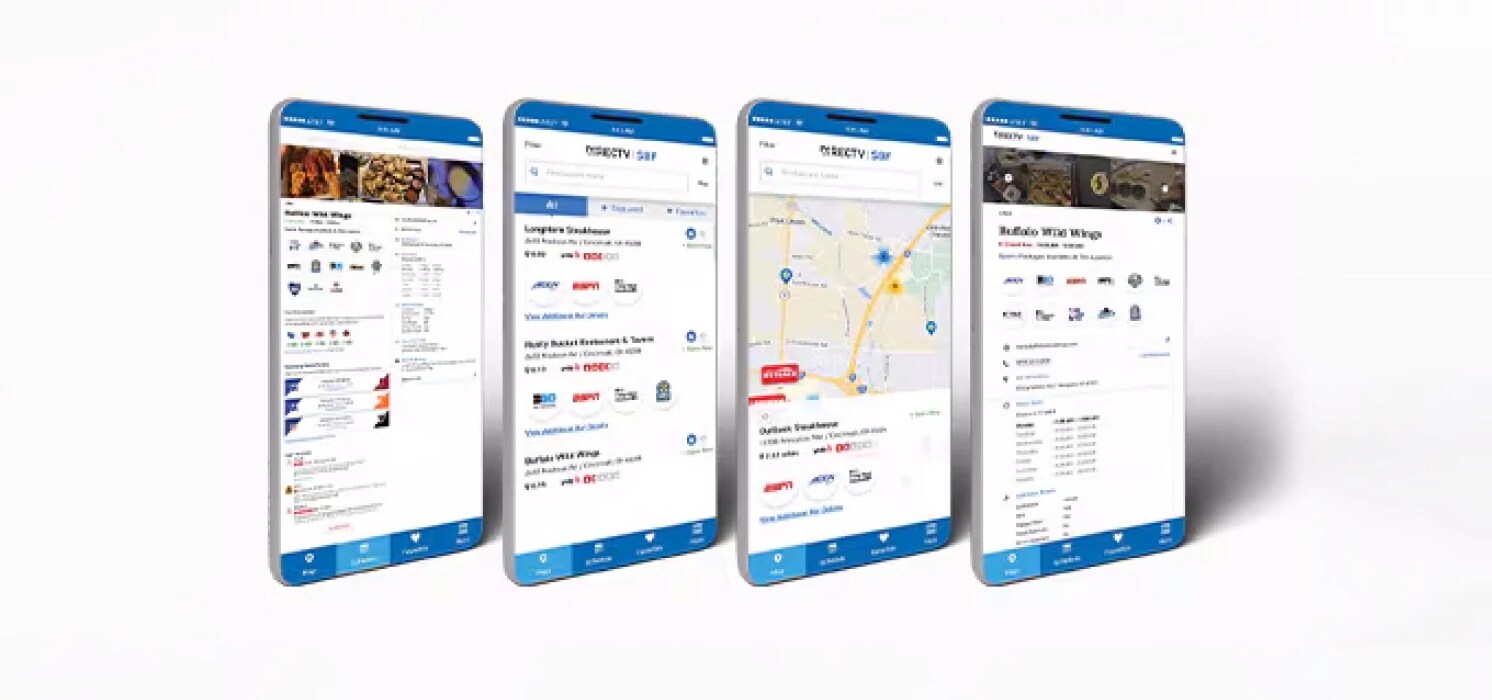 DIRECTV FOR BUSINESS Sports Bar Finder App