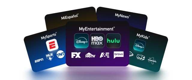 Genre Packs available includes MySports, MyKids, MyEntertainment, MyNews and MiEspanol.