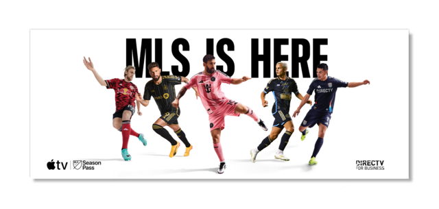 DIRECTV FOR BUSINESS. MLS Season Pass is here on Apple TV